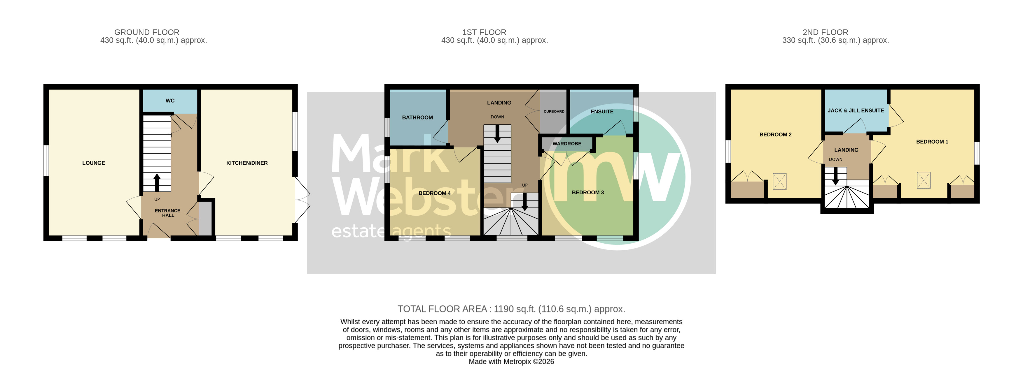 2, Top Knot Close, Nuneaton floorplan
