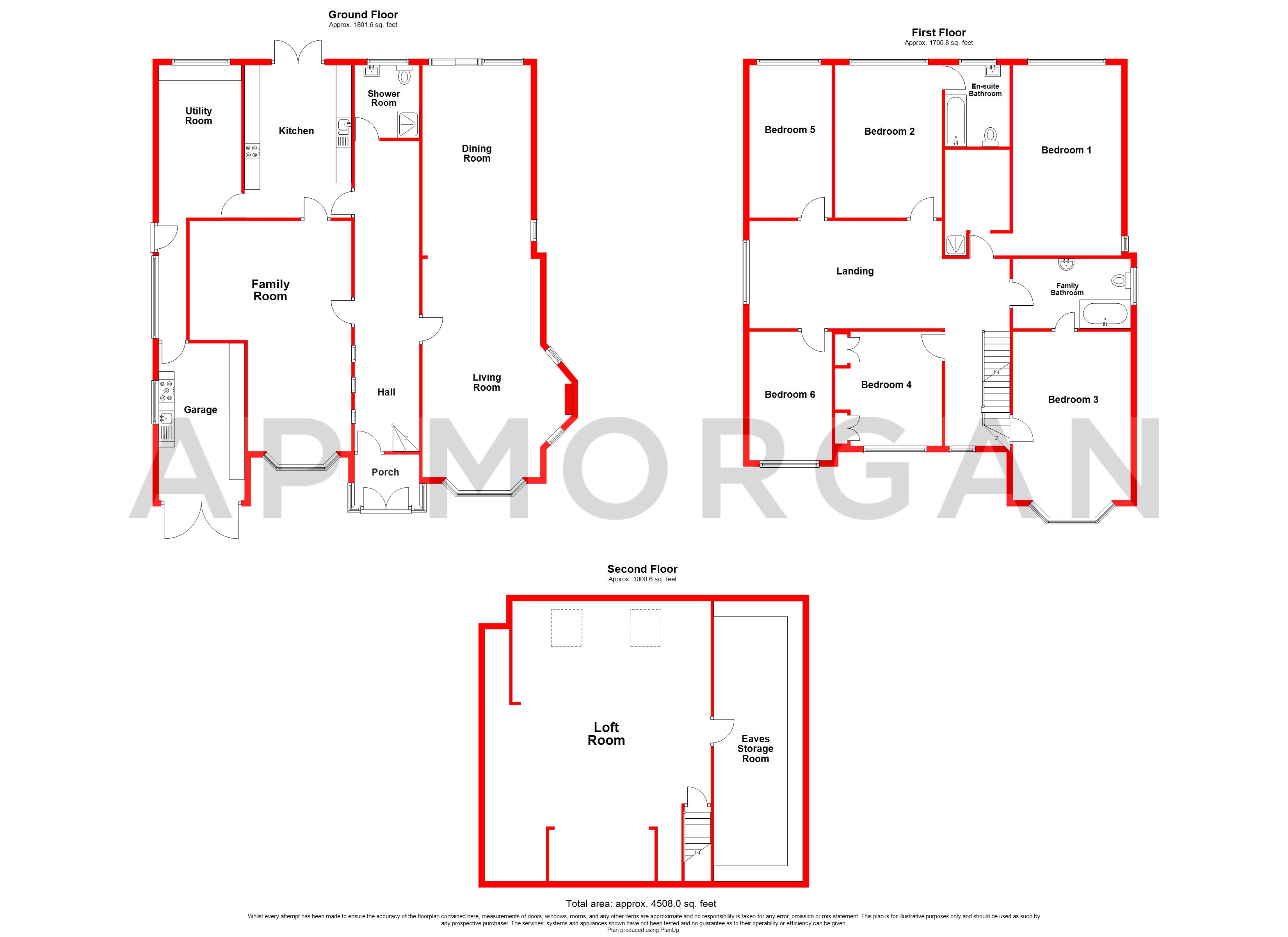 3, Green Road, Birmingham floorplan