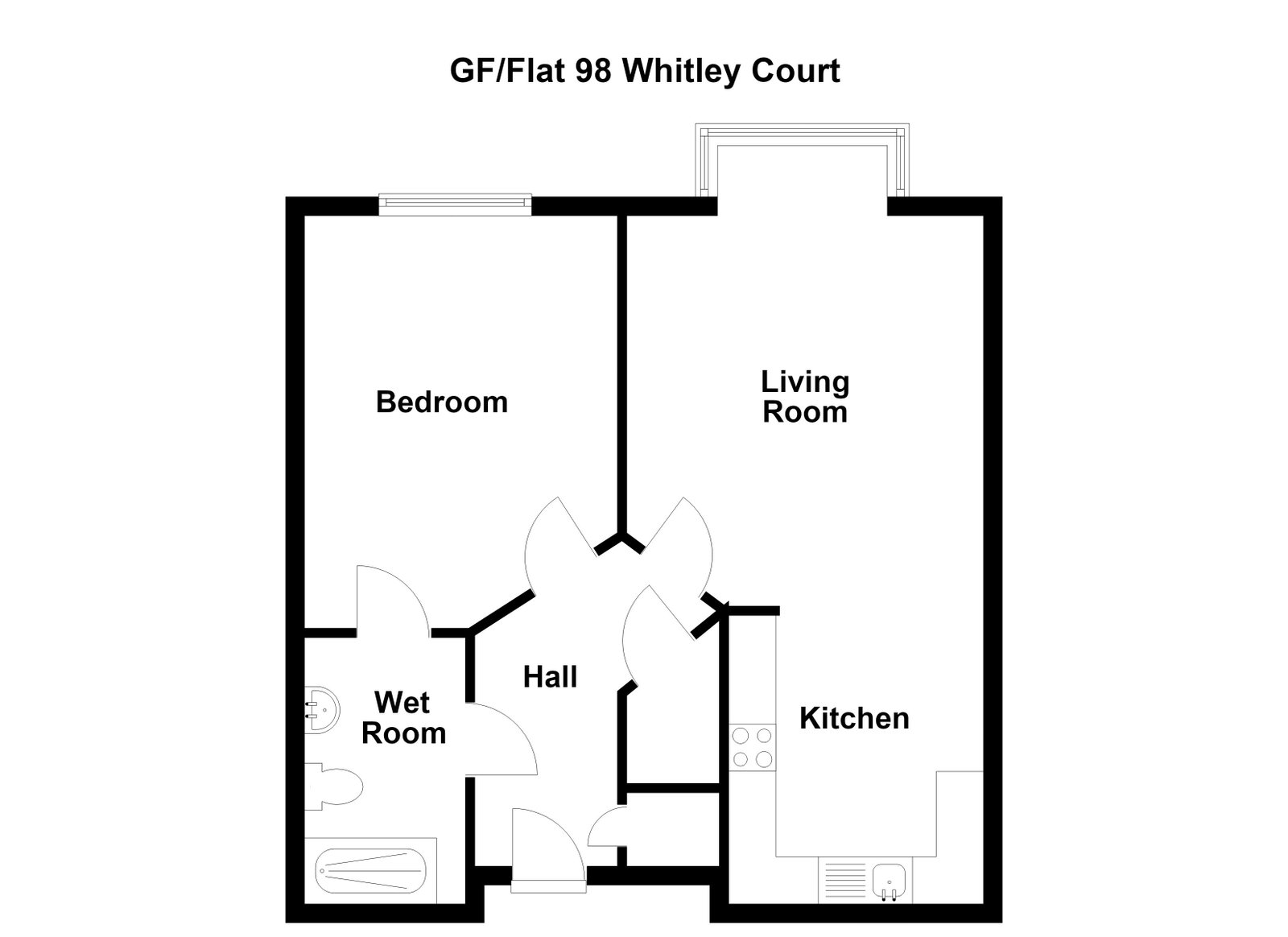 98, Whitley Court, Hayes Road, Paignton, TQ4 5XY floorplan