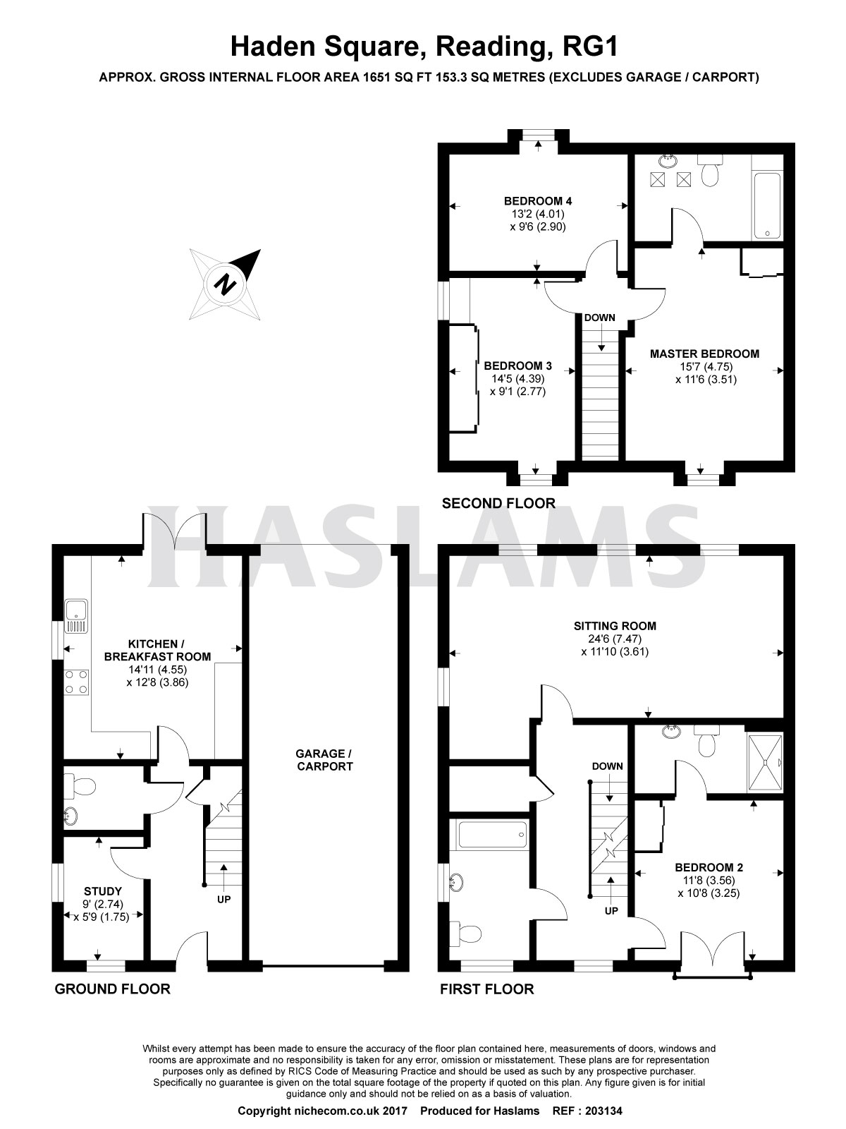 4 Bedrooms Semi-detached house to rent in Haden Square, Reading RG1