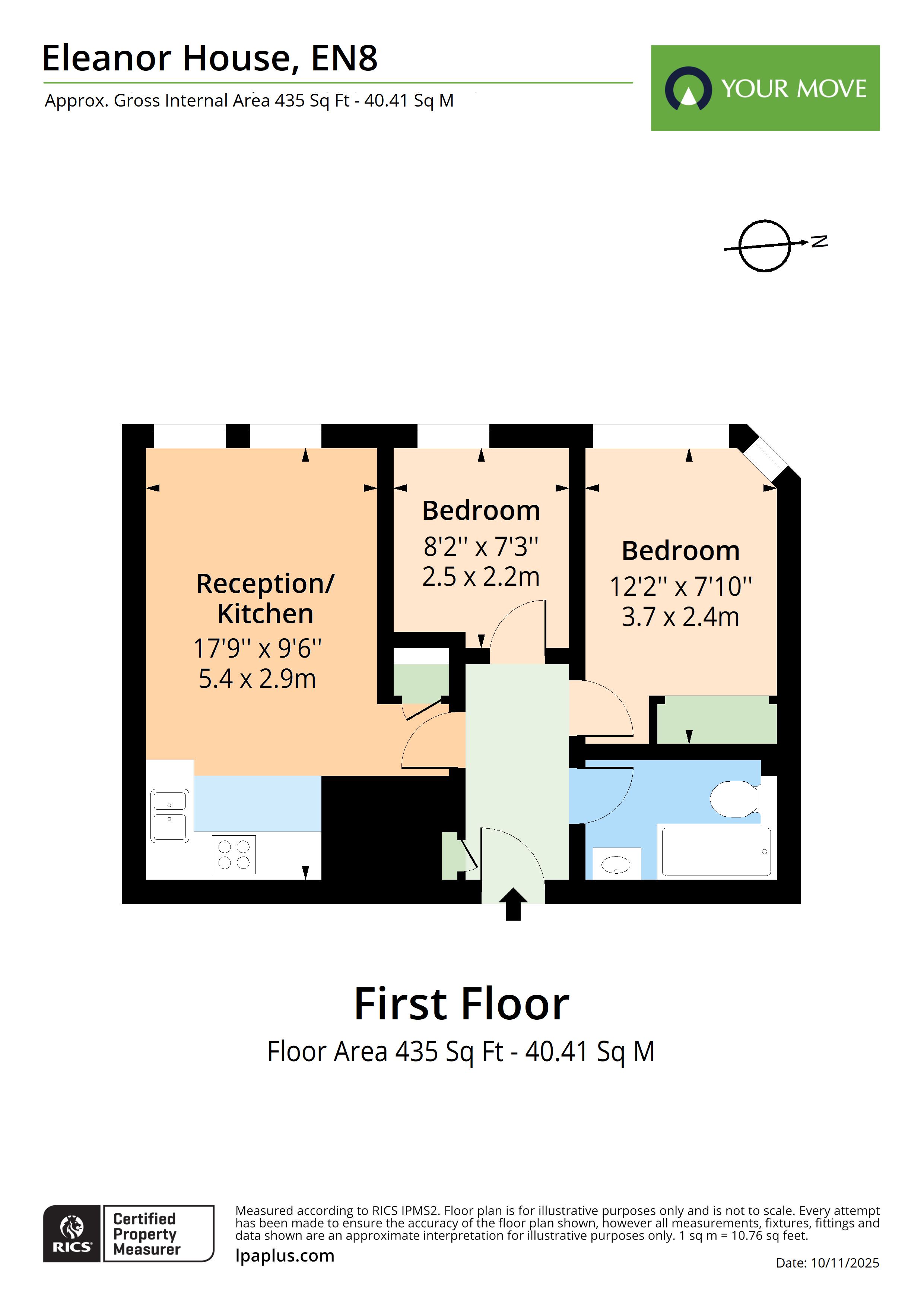 Flat 5, Eleanor House 33-35,, Eleanor Cross Road, Hertfordshire floorplan