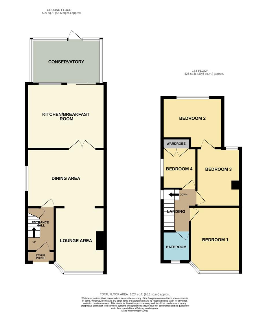20, Enstone Road, Lowestoft floorplan