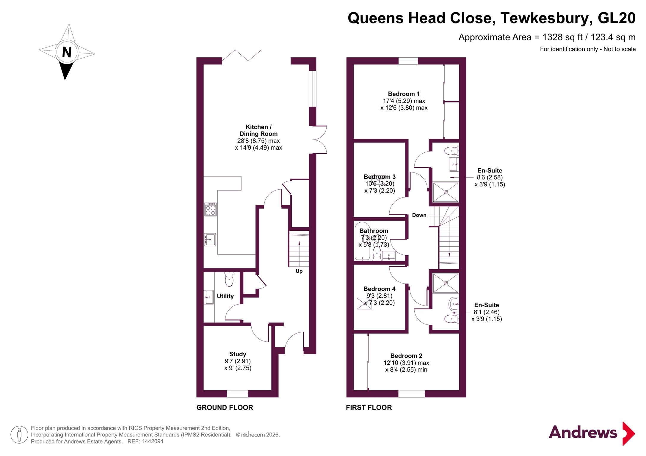 Plot 10, Queens Head Close,, Plot 10, Queens Head Close, Tewkesbury floorplan