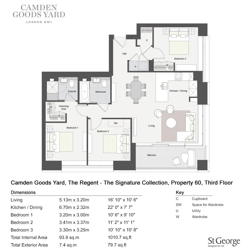 Camden Goods Yard, 60, The Regent, London floorplan