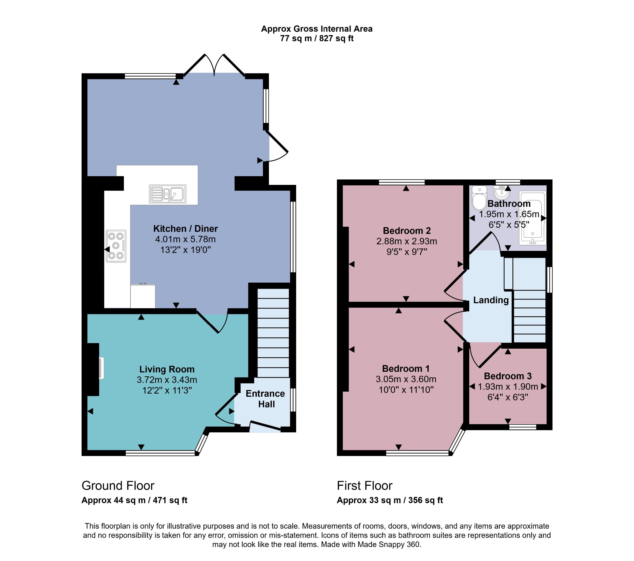 15 Halfpenny Lane, Knaresborough floorplan