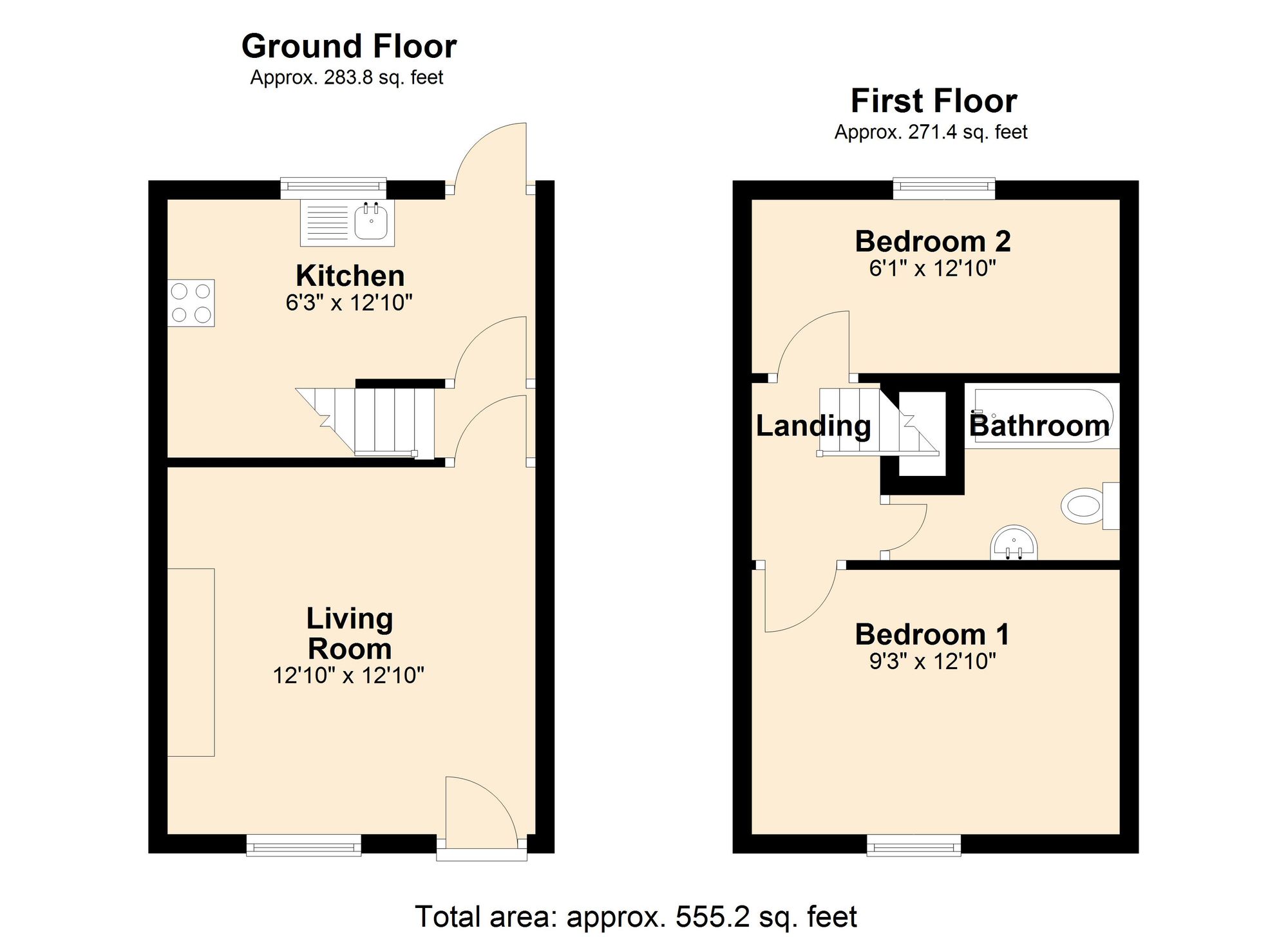 27 Townley Street, Colne floorplan