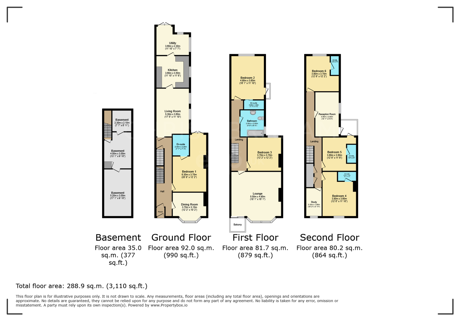 46, Esplanade Avenue, Porthcawl floorplan