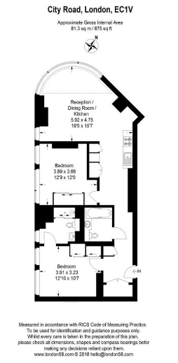 Chronicle Tower, 261b City Road, London floorplan