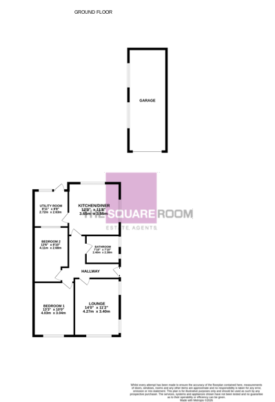 8, Berwick Avenue, Cleveleys floorplan
