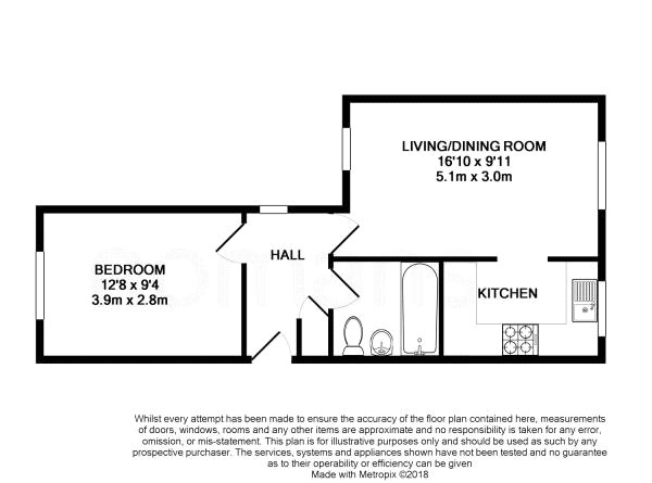 1 Bedrooms Flat to rent in Alexandra House, 2A Alexandra Avenue, Camberley, Surrey GU15