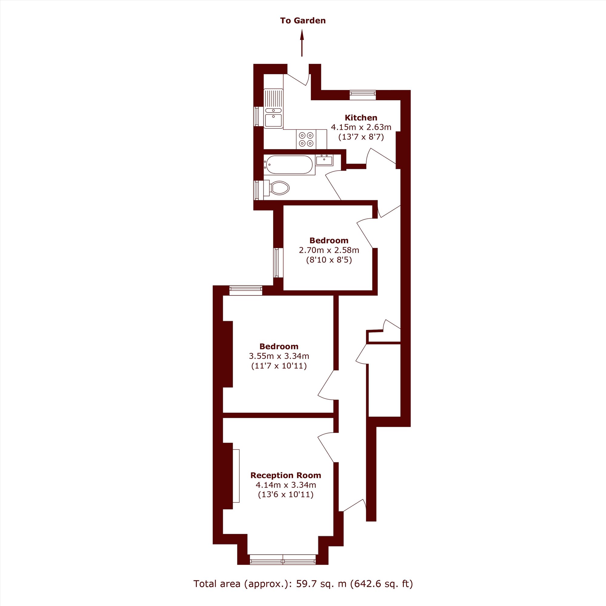111, Deacon Road, London floorplan