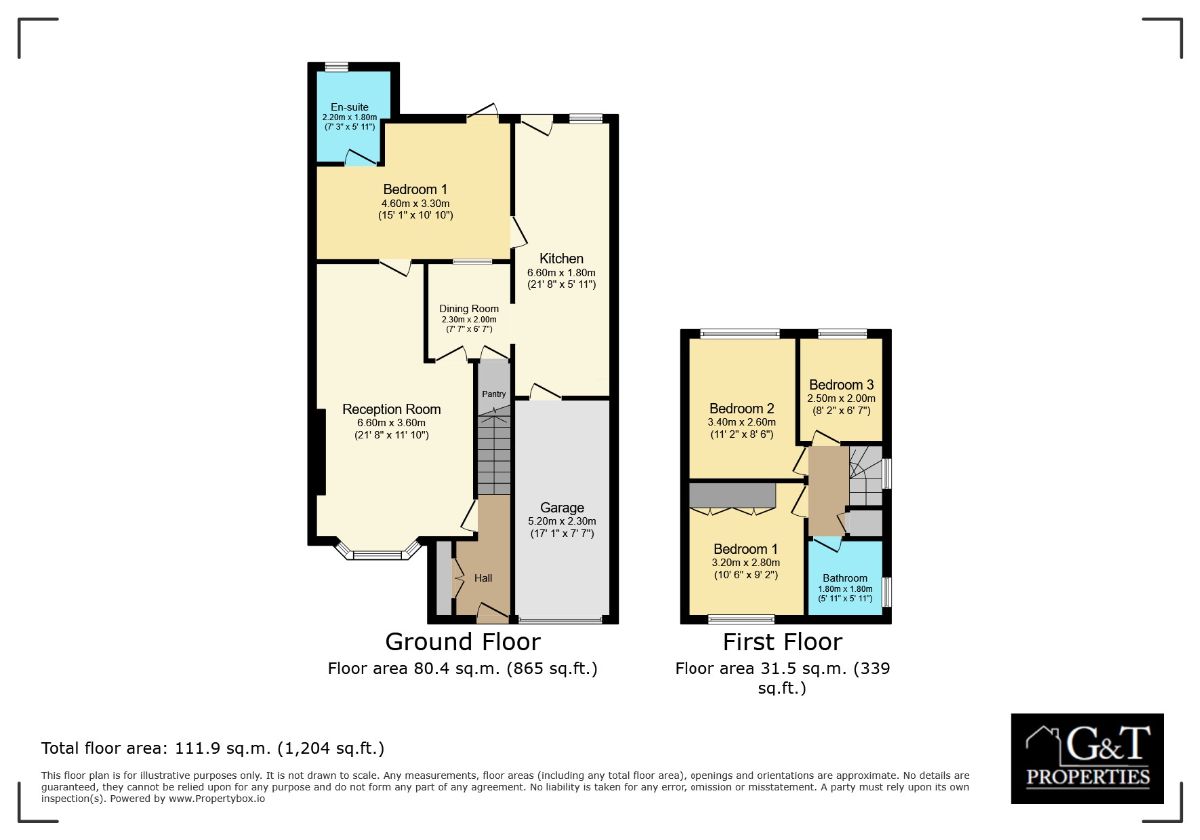 16 Pembroke Gardens, Stourbridge floorplan