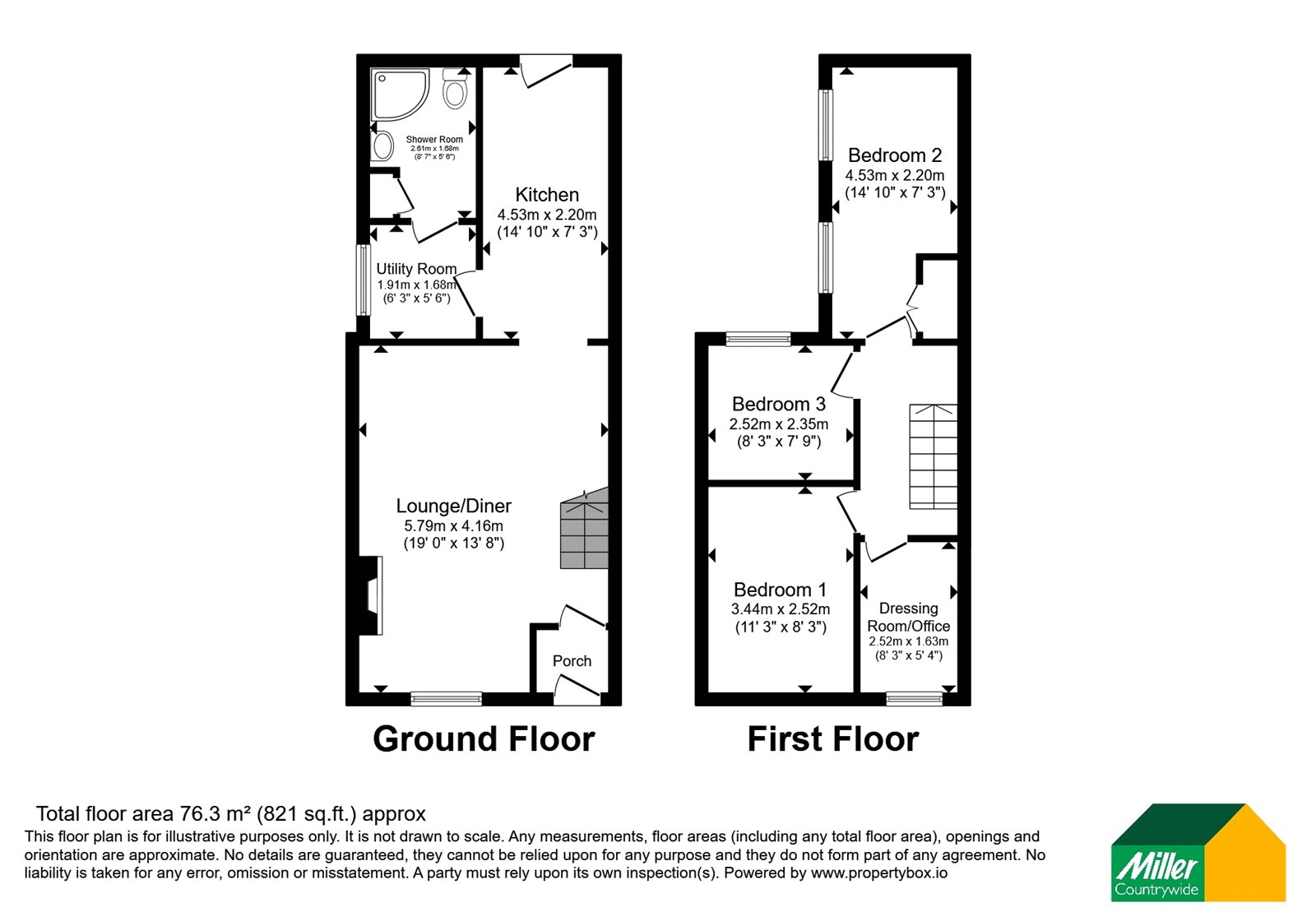 2, Shop Hill, Cornwall floorplan