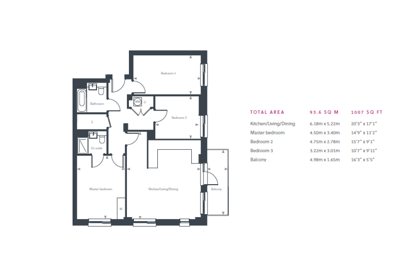 3 Bedrooms Flat for sale in Plot 20, Lindley, Bollo Lane, Acton W3