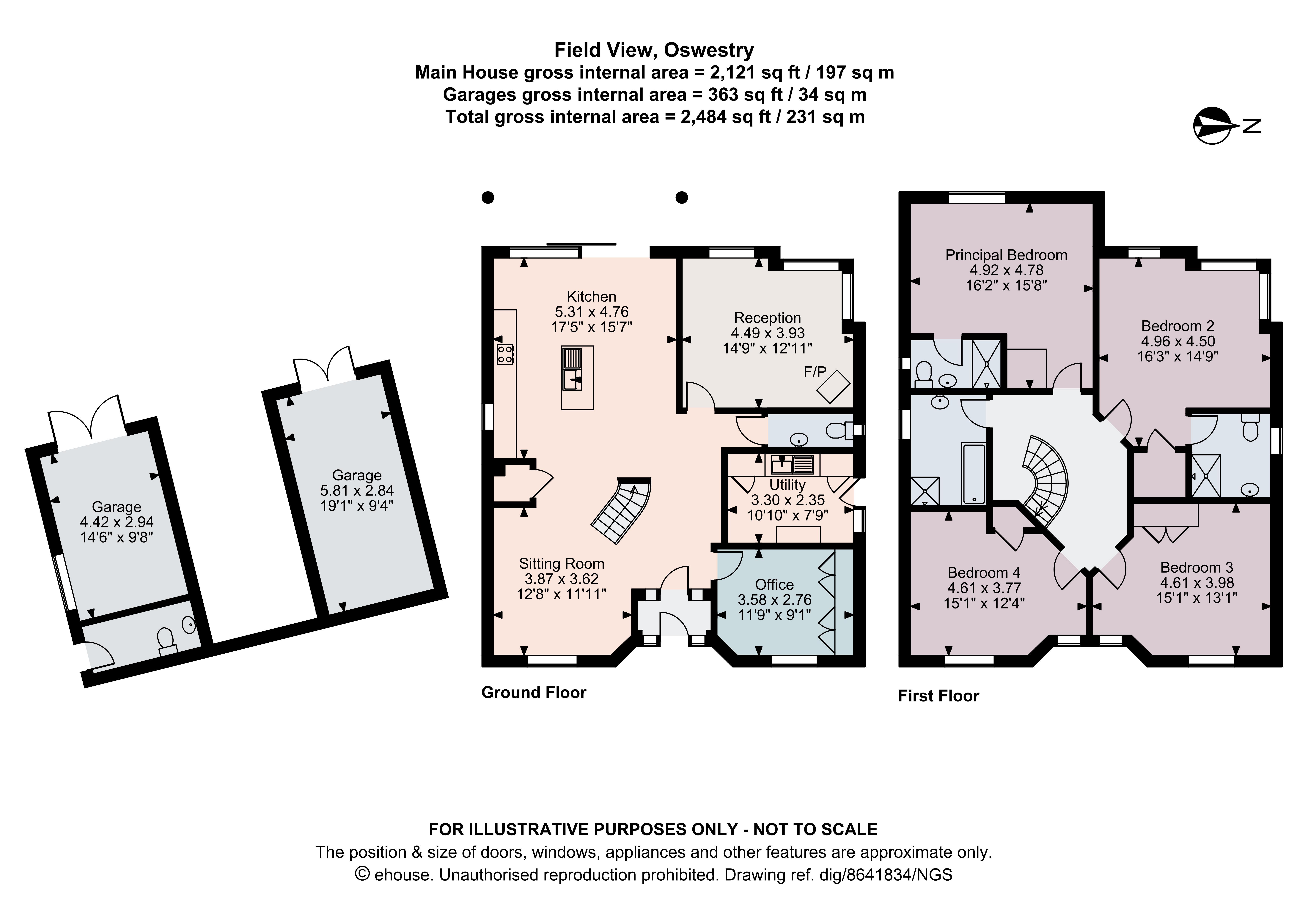 Field View,, Old Chirk Road, Oswestry floorplan