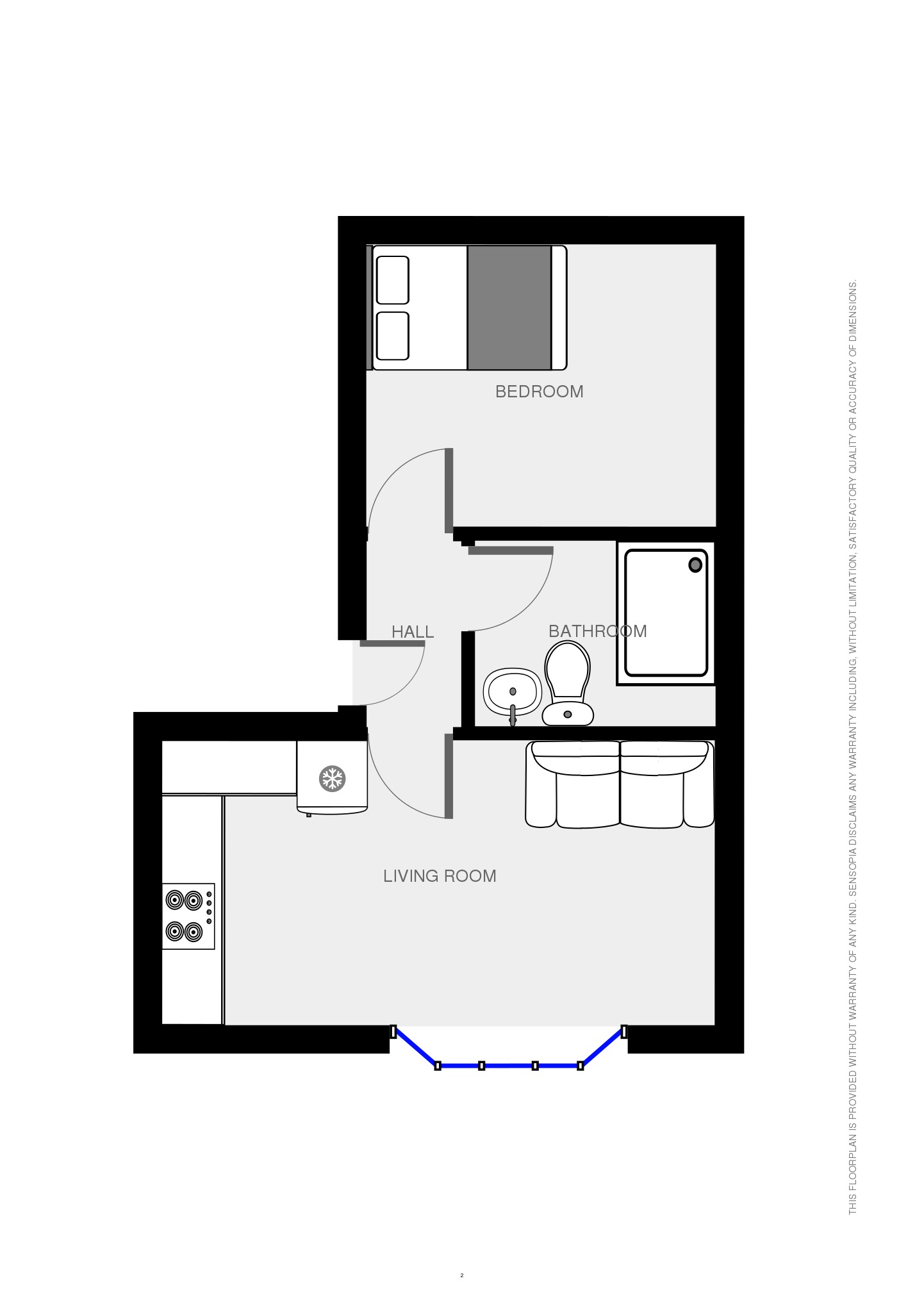 Flat 3, 17, Connaught Road(*), Cardiff floorplan