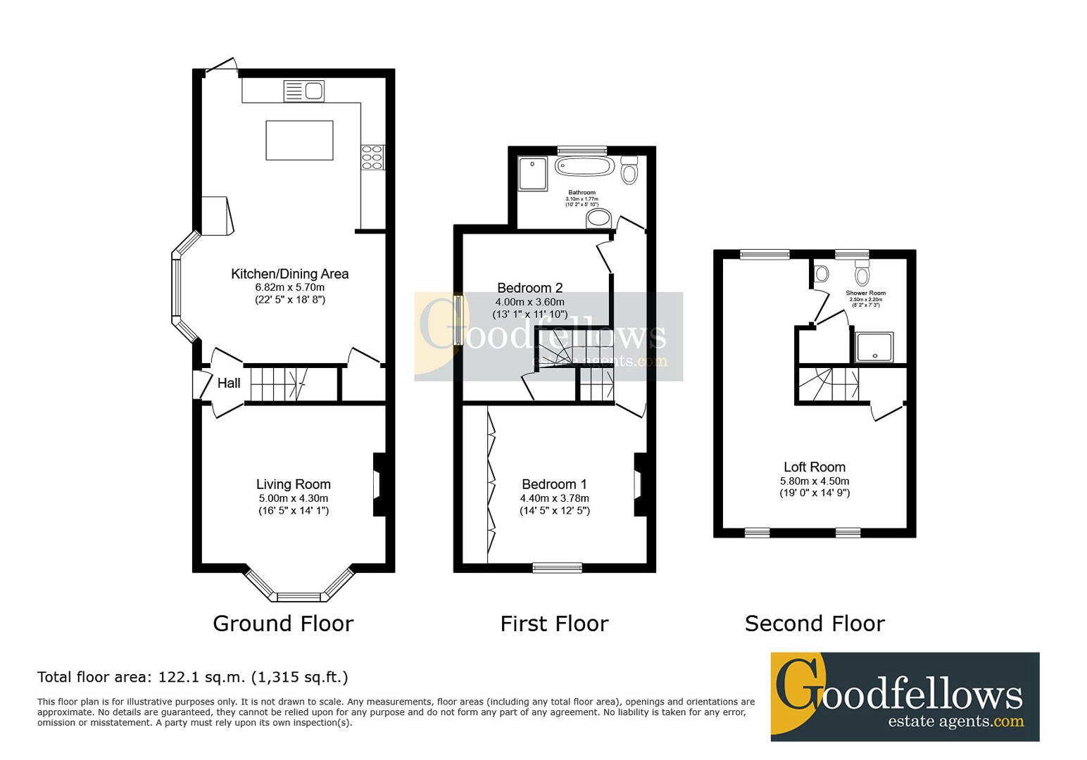 219, Tosson Terrace, Newcastle Upon Tyne floorplan