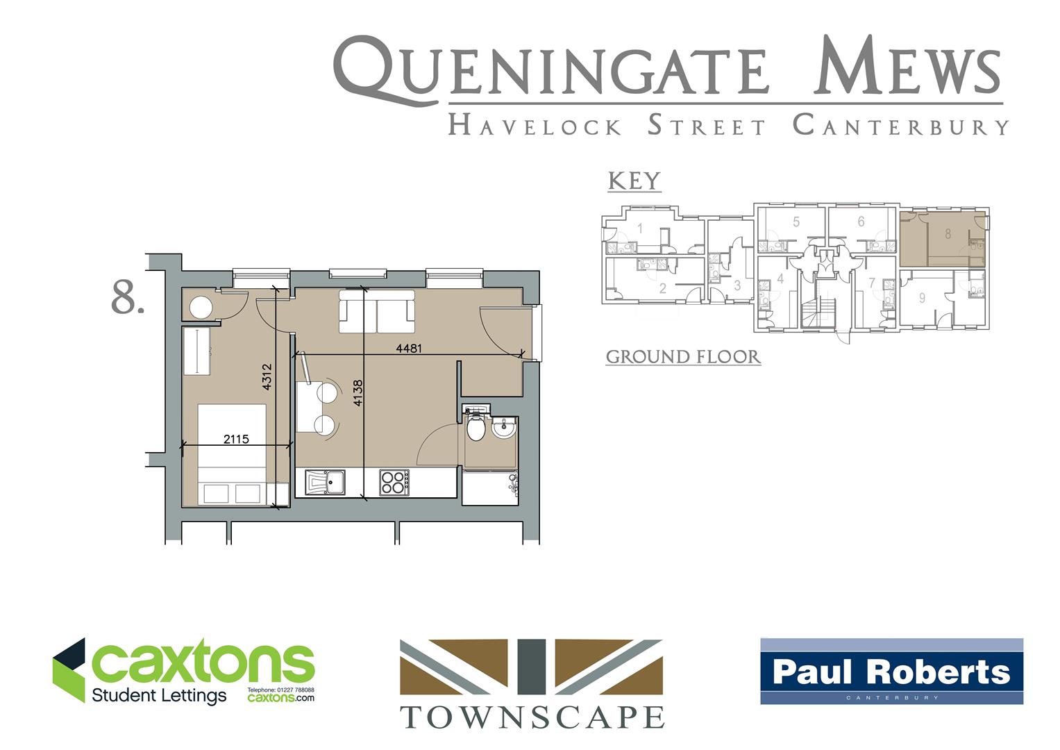 8, Queningate Mews, Canterbury floorplan