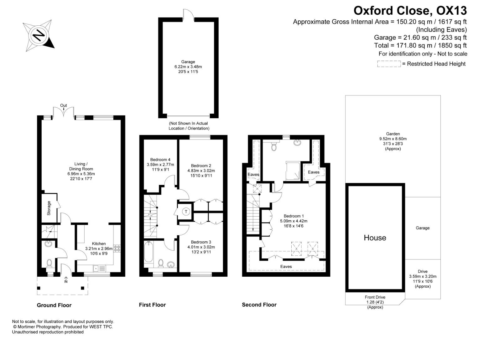 Vale Lodge, 19 Oxford Close, Nr.Abingdon on Thames floorplan