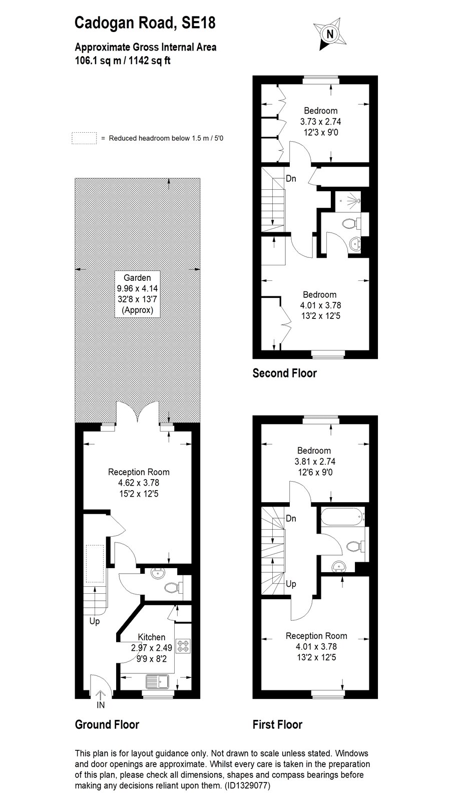 16, Cadogan Road, London floorplan