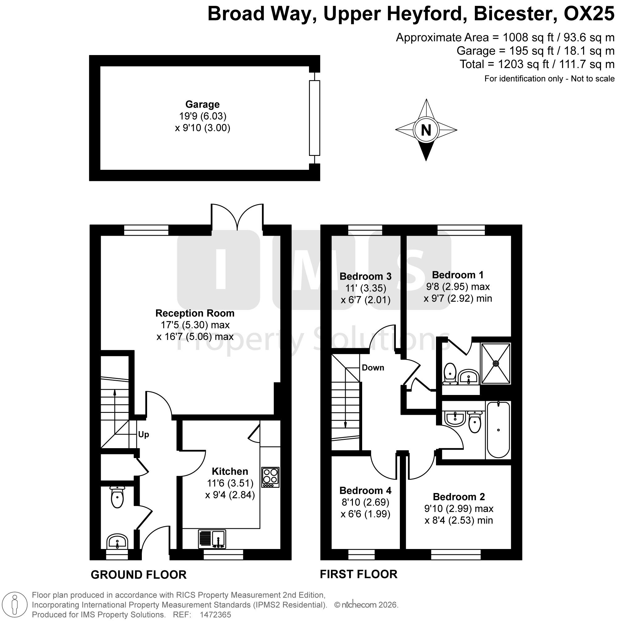 45 Broad Way, Bicester floorplan