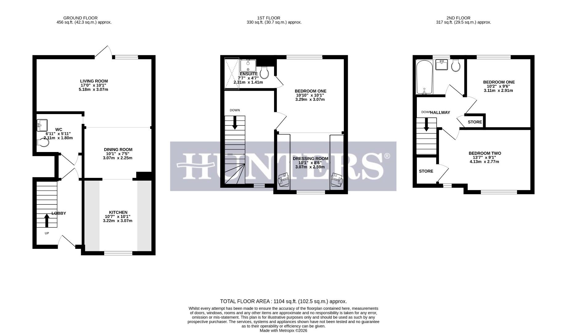 Carr Beck Rise, Bradford floorplan