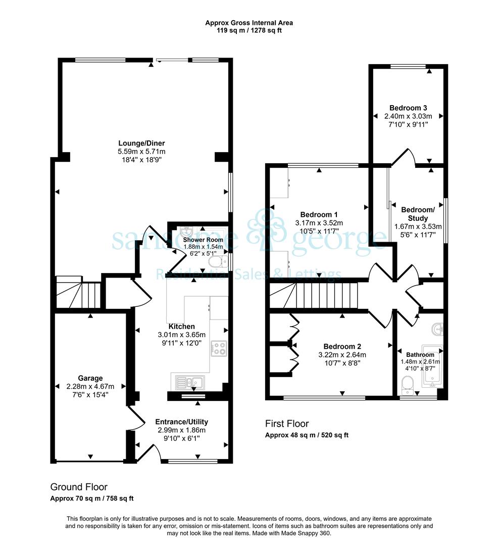 42, Cecil Aldin Drive, Reading floorplan