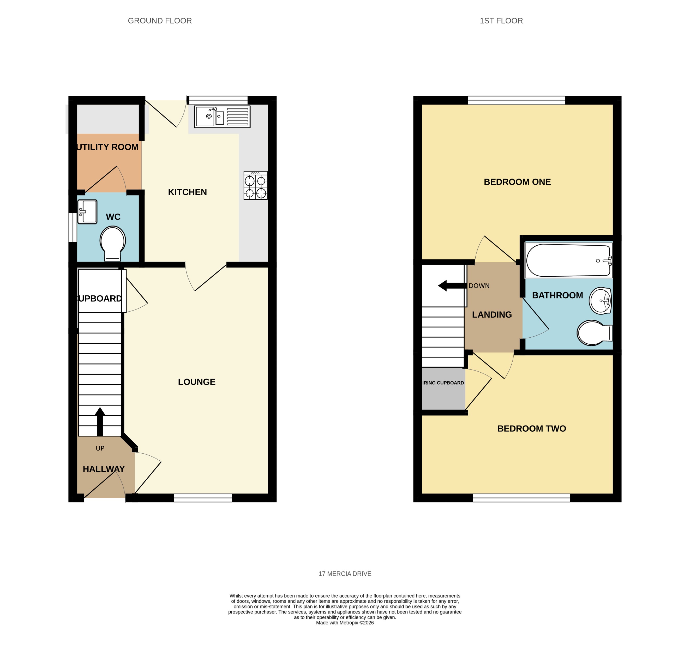 17, Mercia Drive, Birmingham floorplan
