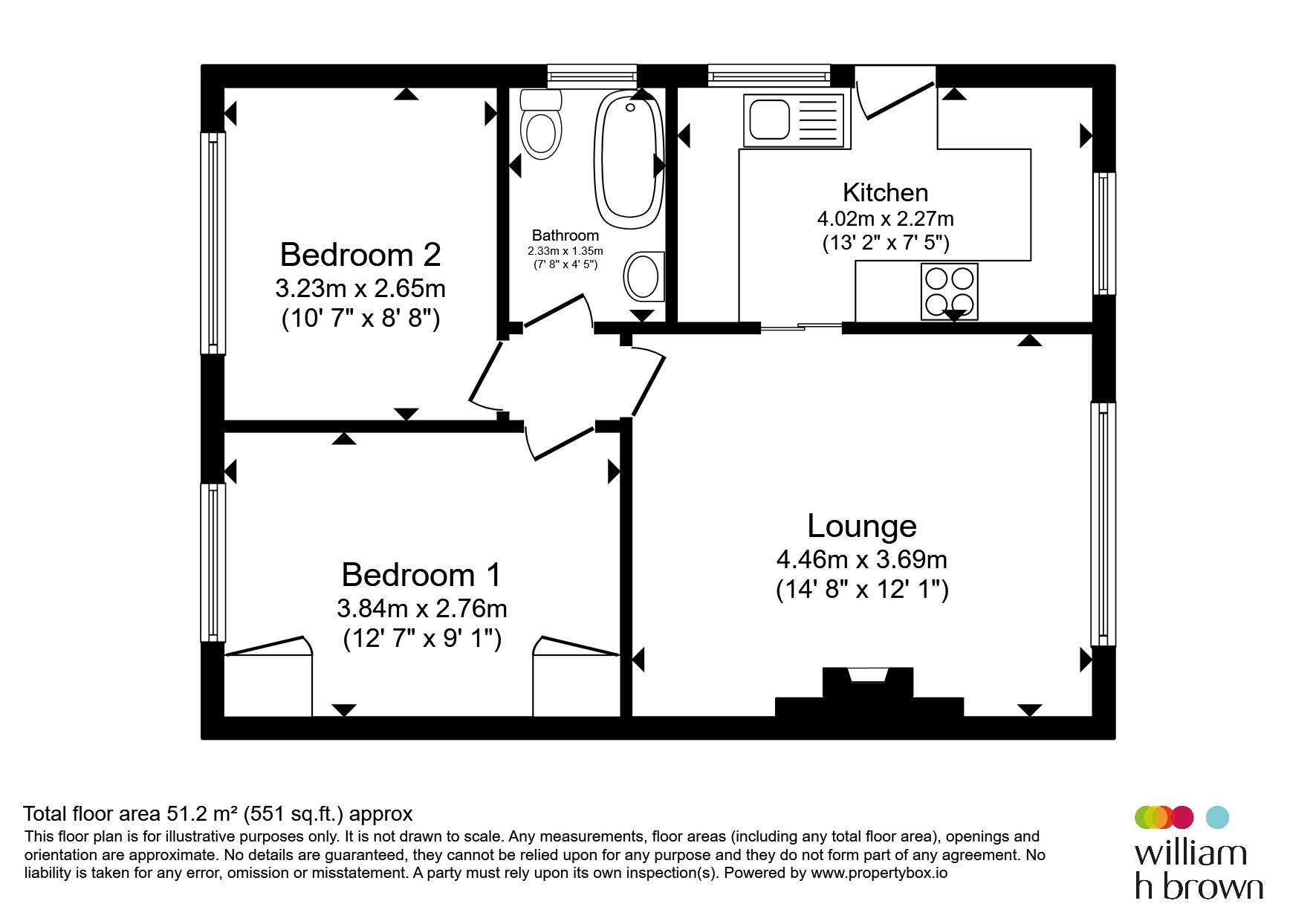 12, Knox Close, Harrogate floorplan