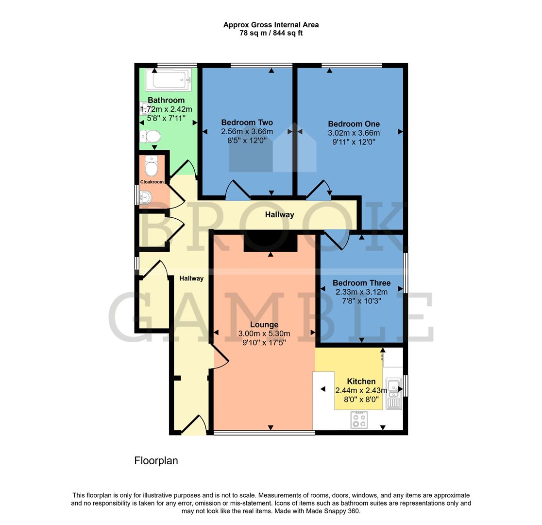 32, East Dean Road, Eastbourne floorplan