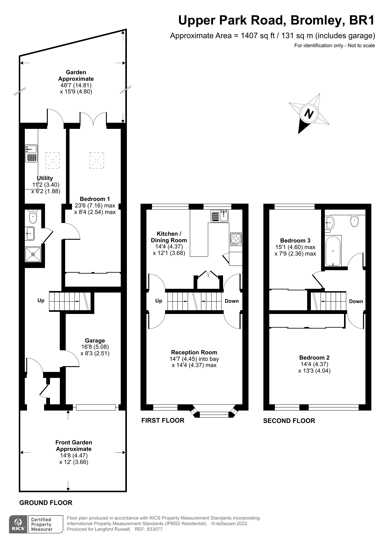 Upper Park Road, Bromley BR1, 3 bedroom town house for sale 61209143