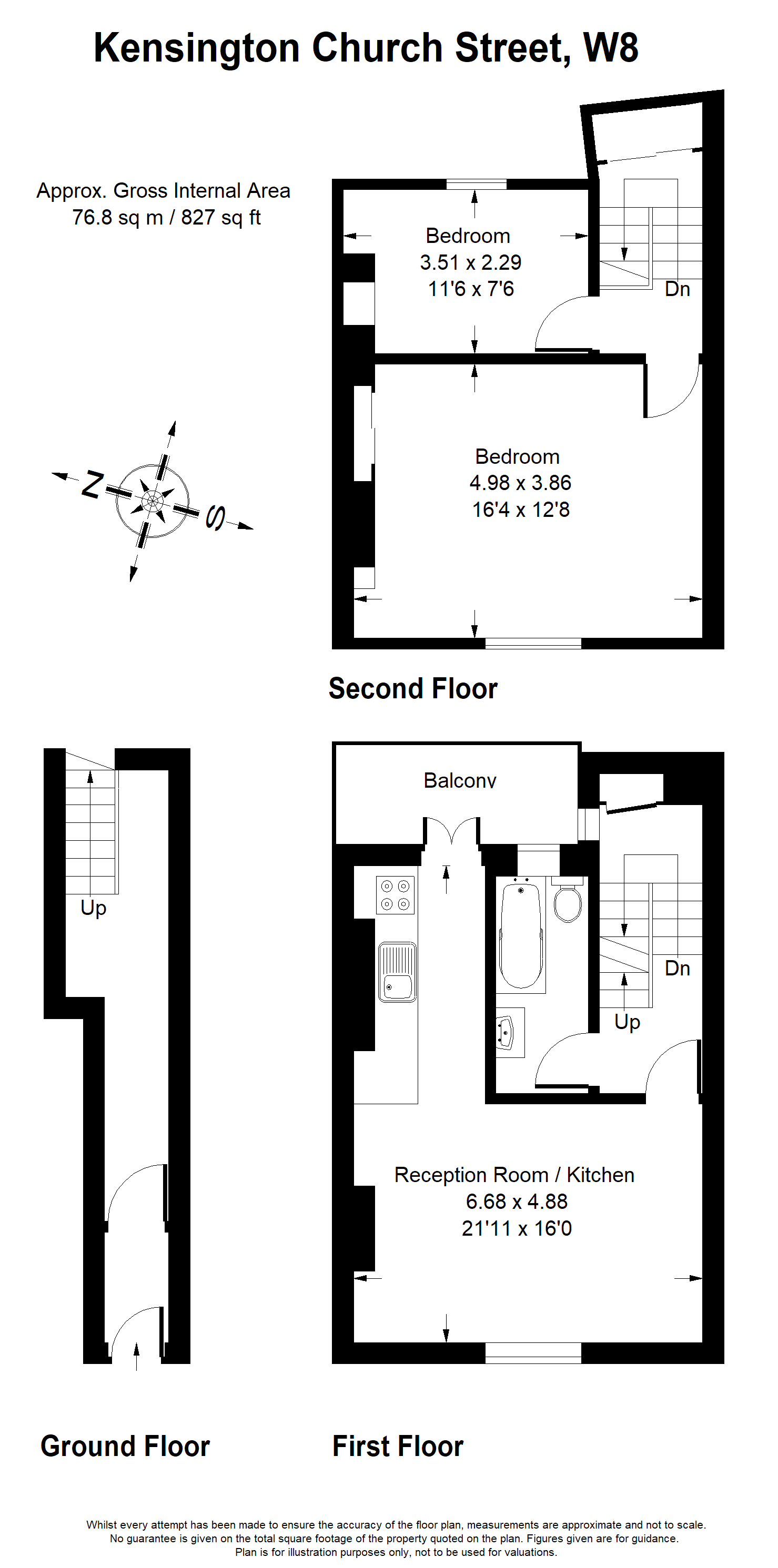2 Bedrooms Flat to rent in Kensington Church Street, London W8