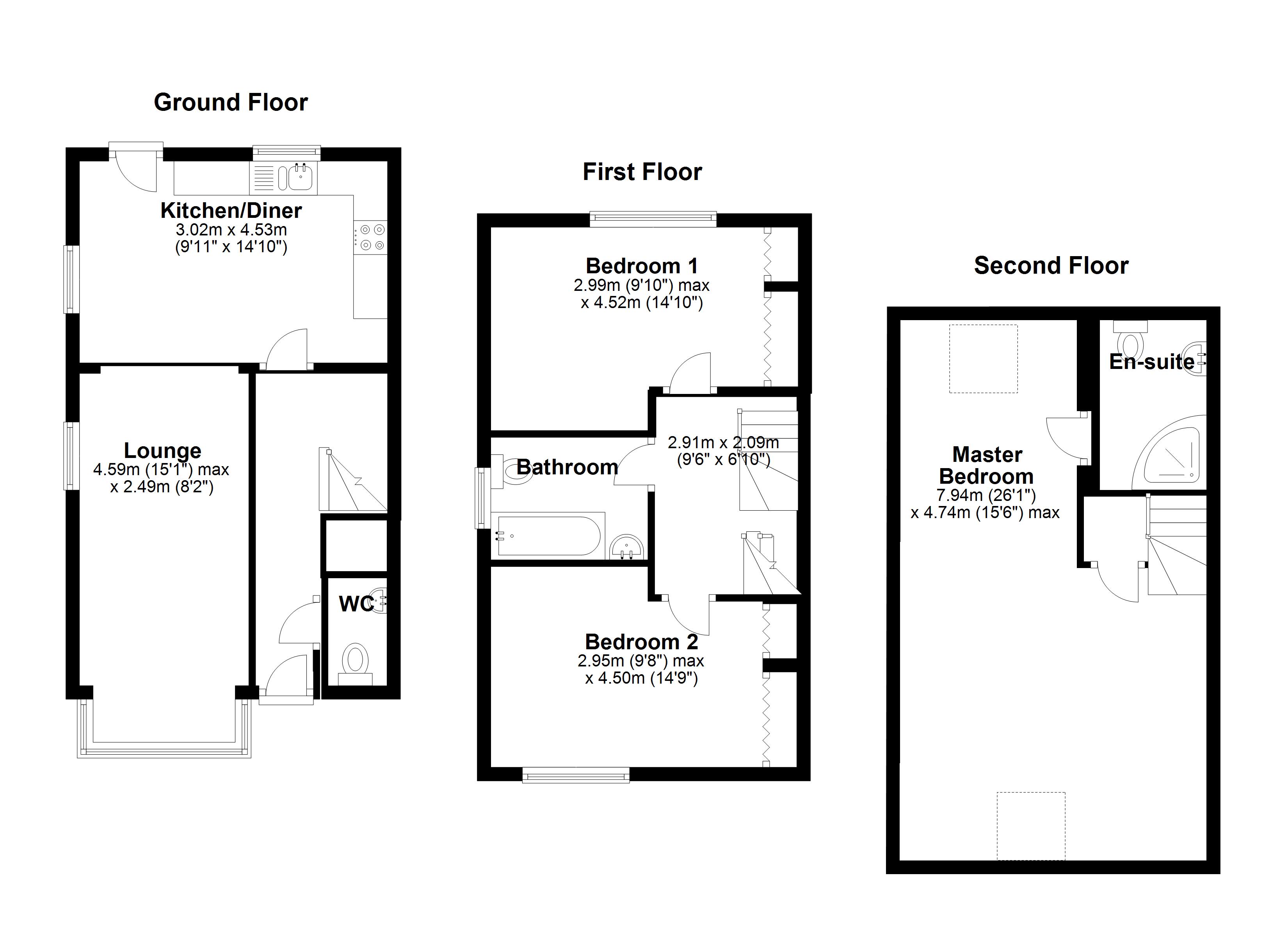 3 Bedrooms Terraced house for sale in Breary Terrace, Horsforth, Leeds LS18