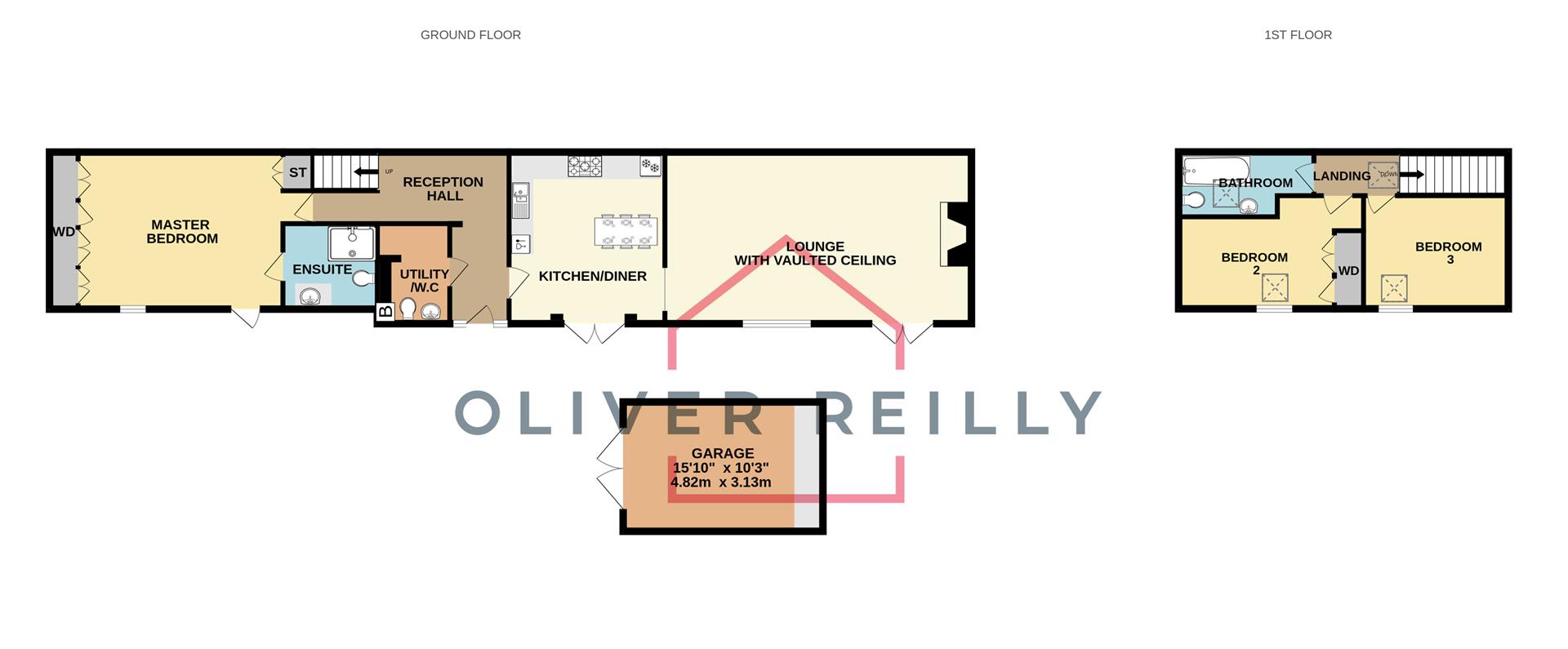The Stables, Cleveland Farm, Main Street, Newark floorplan