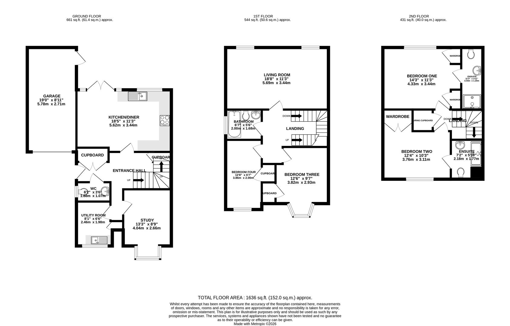 5A, Parkside Road, Reading floorplan