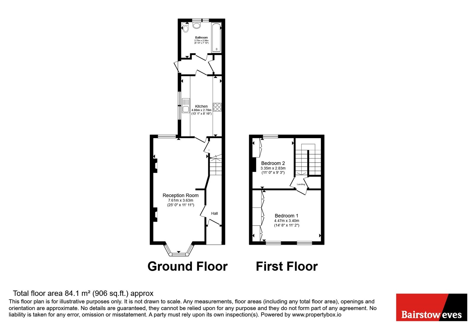 187, Masterman Road, London floorplan
