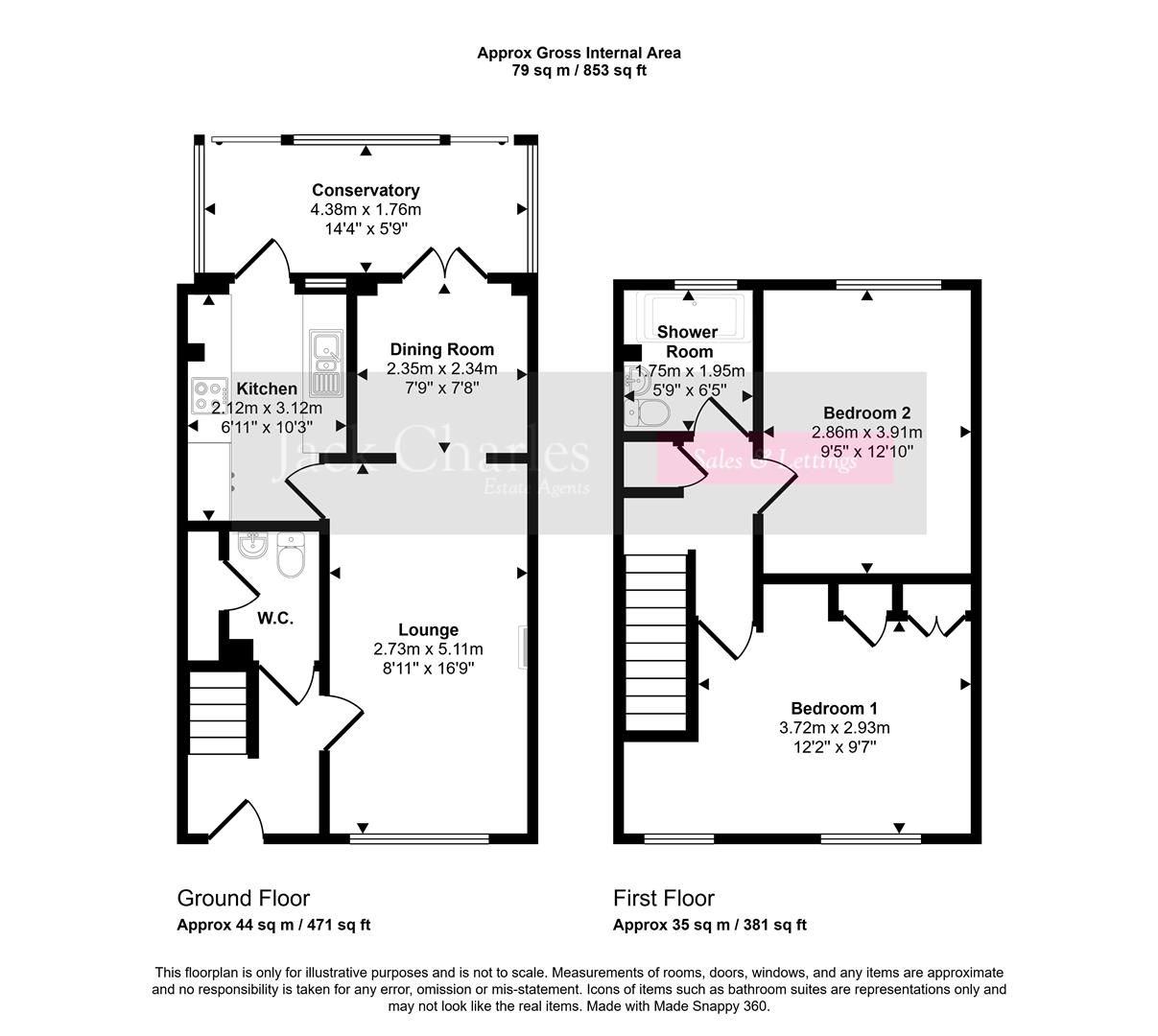 8, Nevill Court, West Malling floorplan