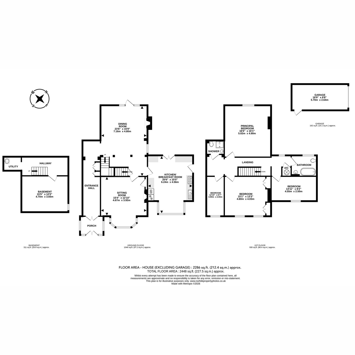 Old Grove Court, Norwich floorplan