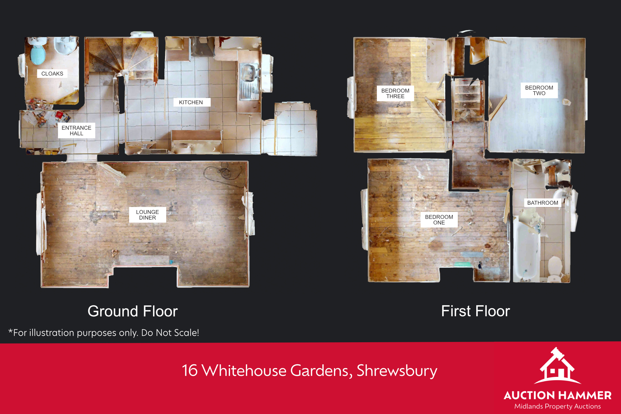 16 Whitehouse Gardens, Ditherington, Shrewsbury floorplan