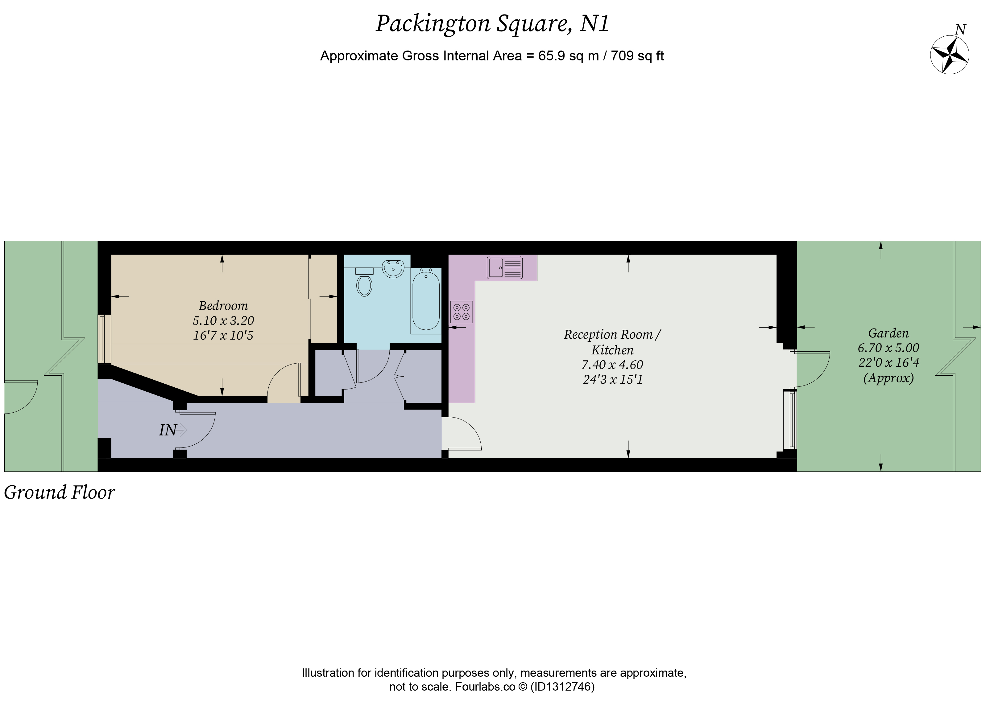 5, Packington Square, London floorplan