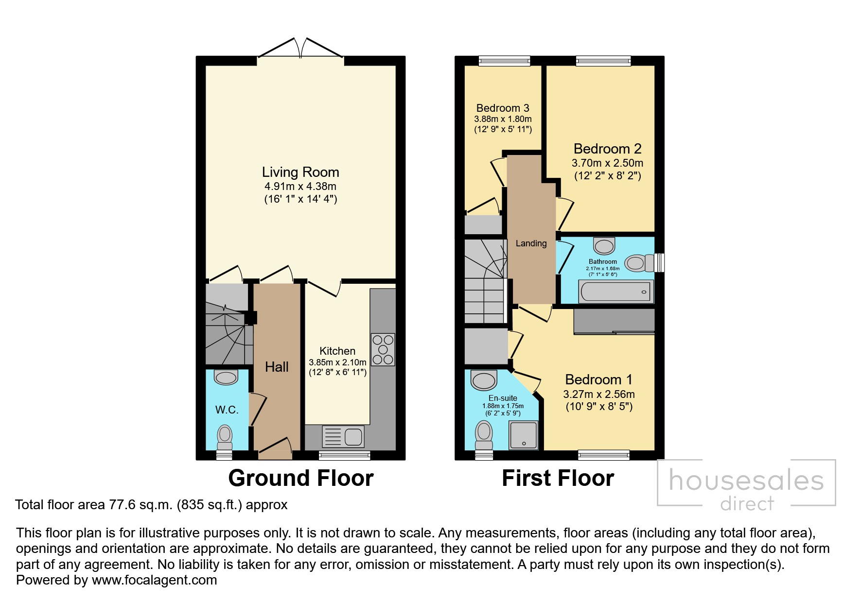 48, Carsington Road, Derby floorplan