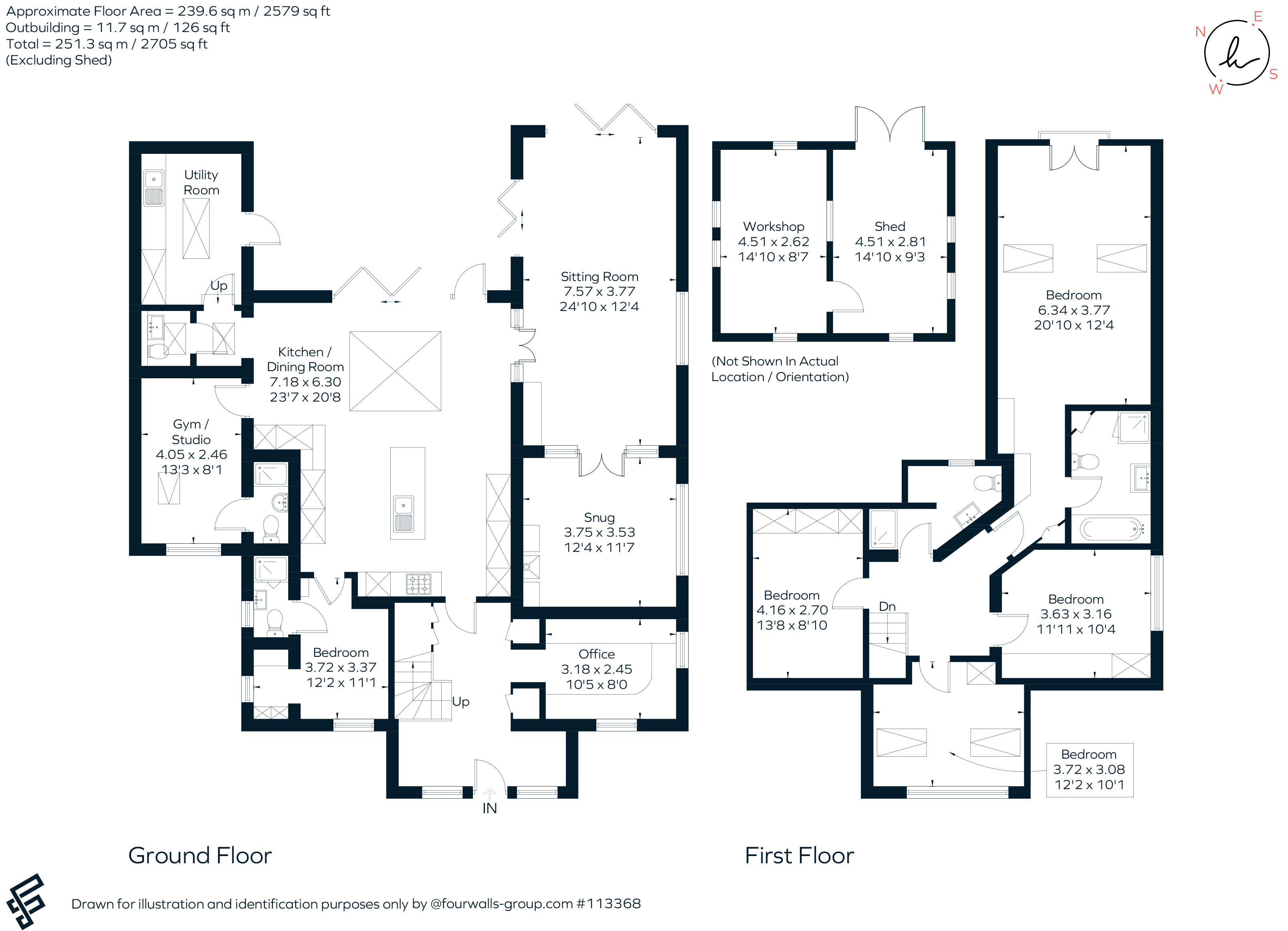 Longmead, Common Road, Salisbury floorplan