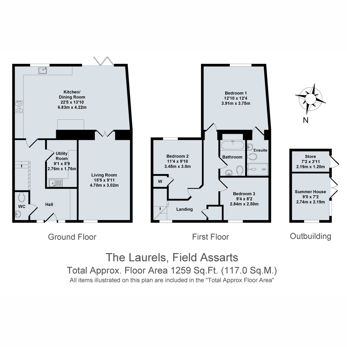 The Laurels, Field Assarts, Witney floorplan