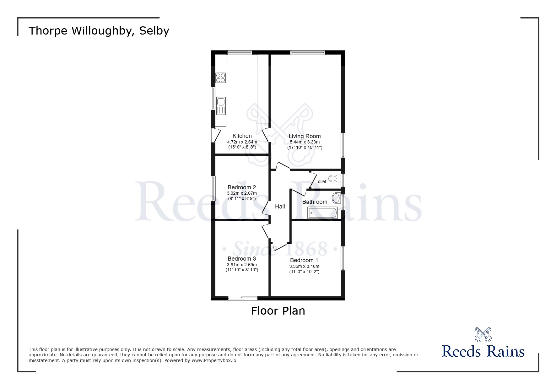 72, Orchard Way, Selby floorplan