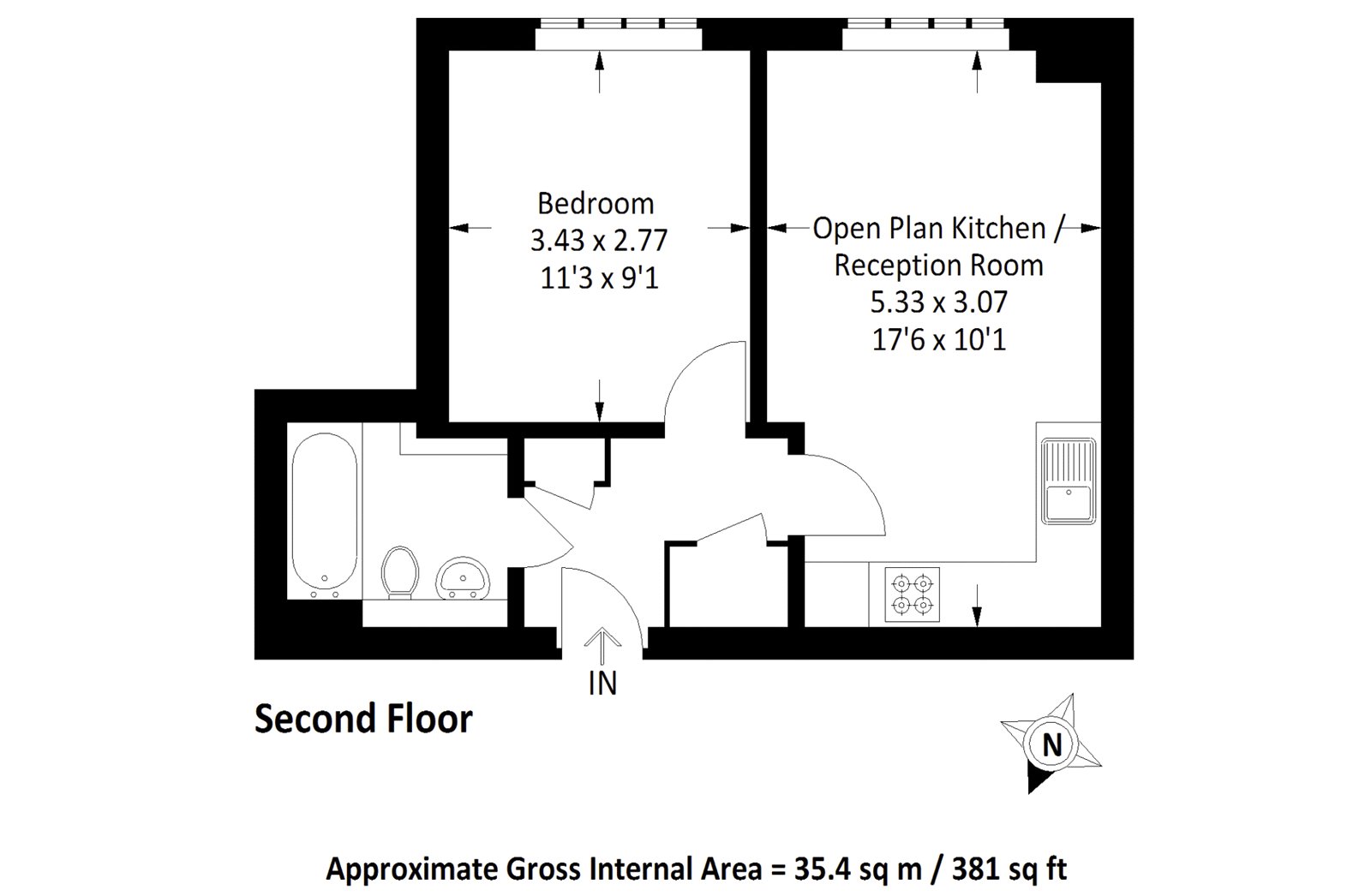 Theatre Place, 489A New Cross Road SE14, 1 bedroom flat for sale