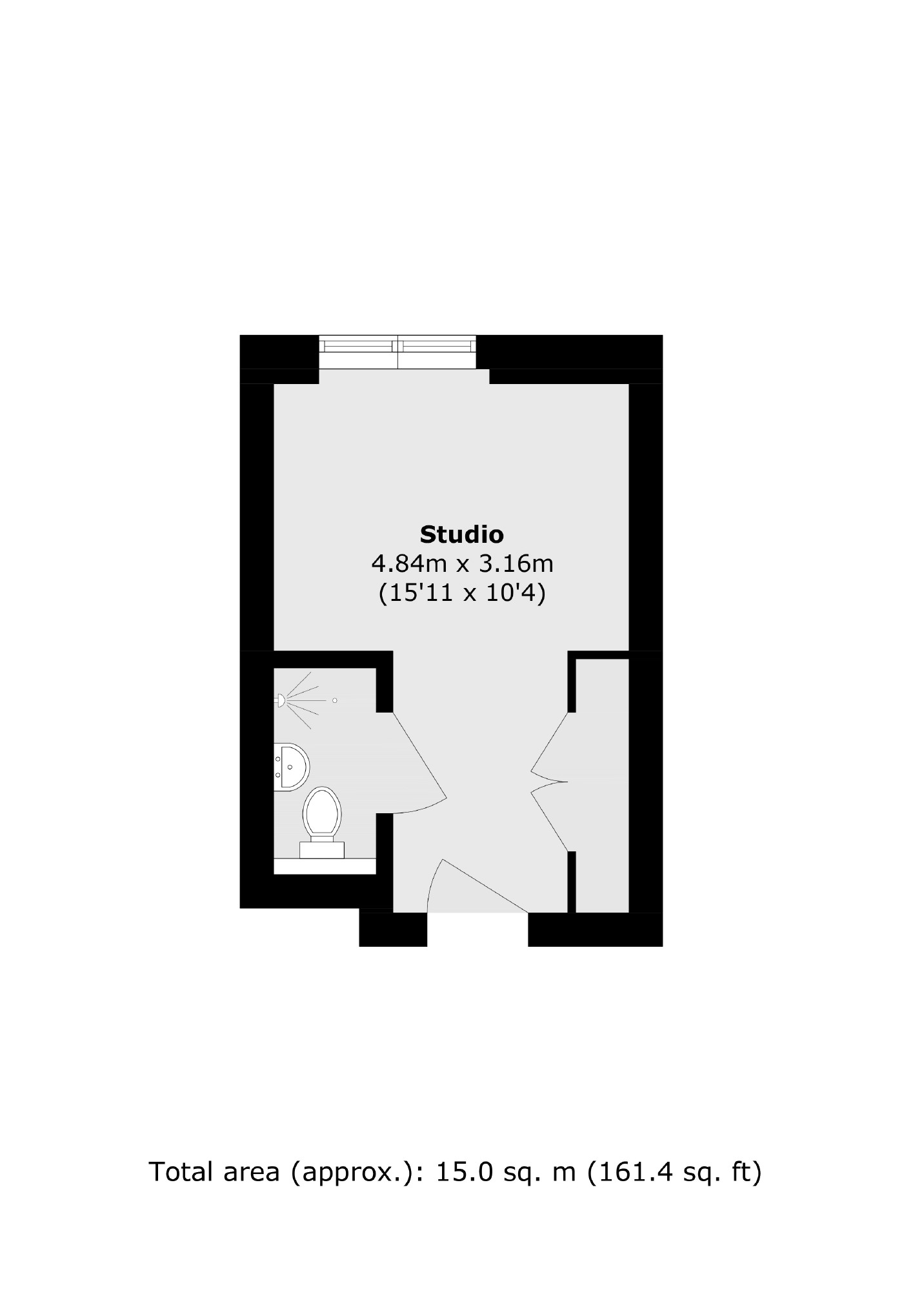 Flat 205, 62-64, Kenton Road, Harrow floorplan