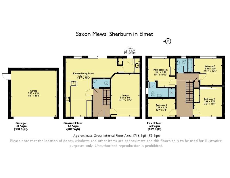 4 Bedrooms Detached house for sale in Saxon Mews, Sherburn In Elmet, Leeds LS25