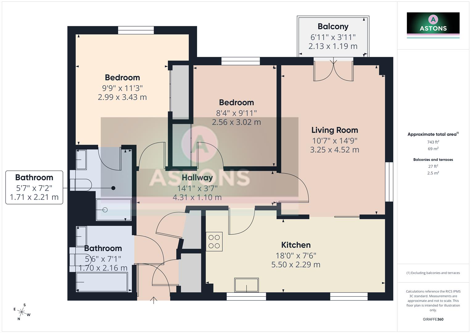 6, Barn Close, Crawley floorplan
