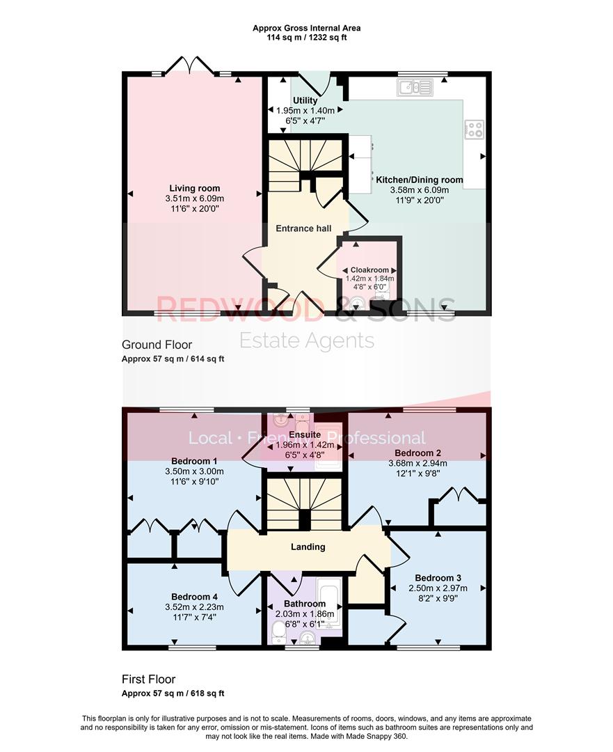 21, Newell Crescent, Eastergate floorplan