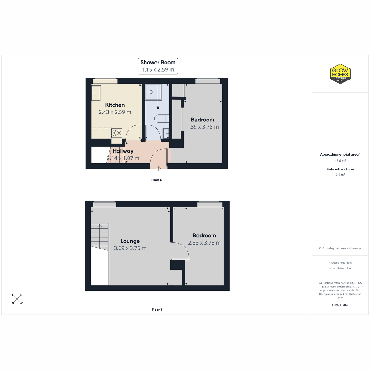 Flat 13, 1, Townend Street, Dalry floorplan